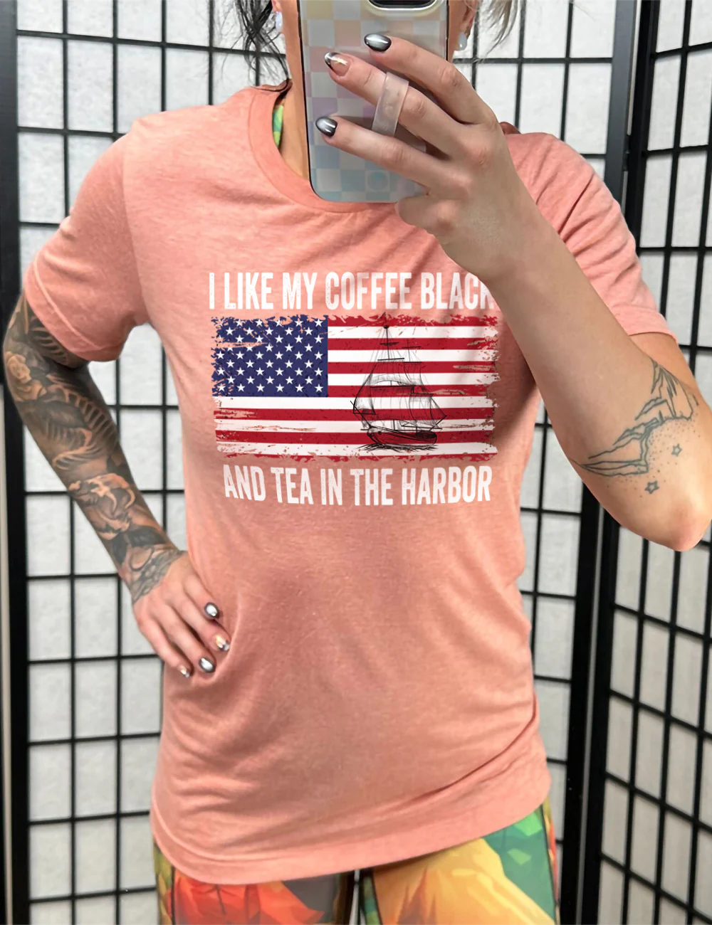 I Like My Coffee Black And Tea In The Harbor Shirt Unisex - Image 11