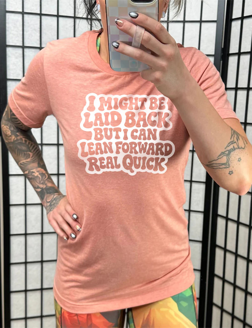 I Might Be Laid Back But I Can Lean Forward Real Quick Shirt Unisex - Image 11