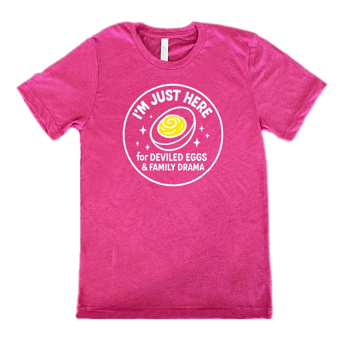 I'm Just Here For Deviled Eggs & Family Drama Shirt Unisex - Image 9