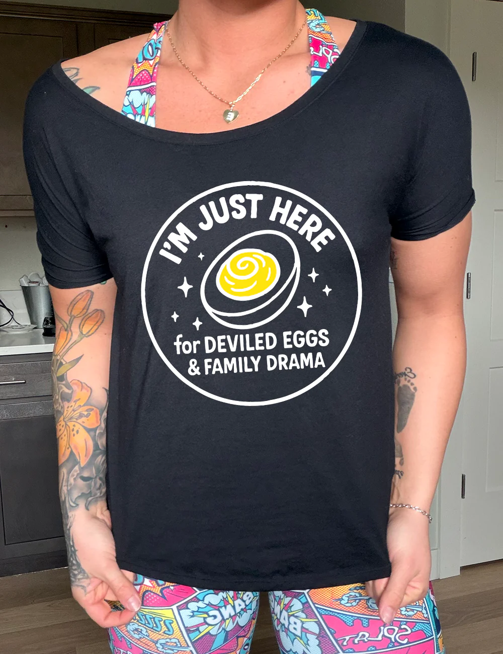 I'm Just Here For Deviled Eggs & Family Drama | Slouchy Tee