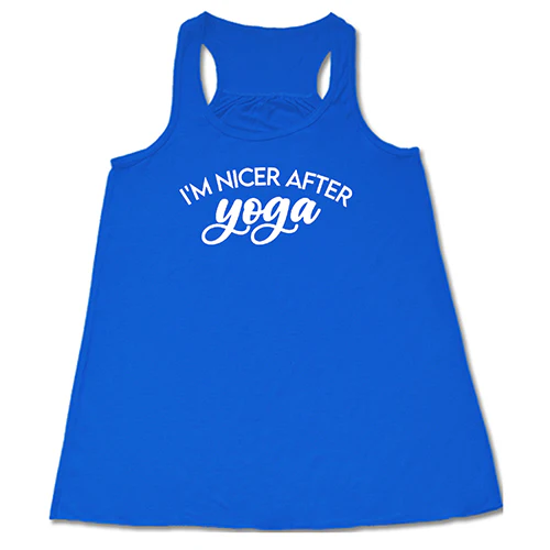 I'm Nicer After Yoga Shirt - Image 2
