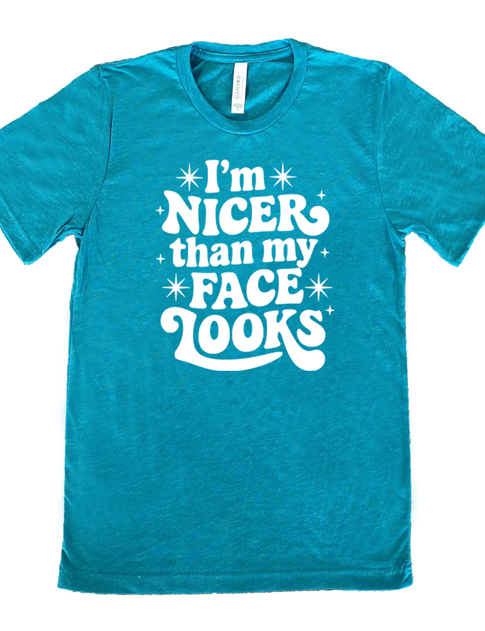 I'm Nicer Than My Face Looks Shirt Unisex - Image 10