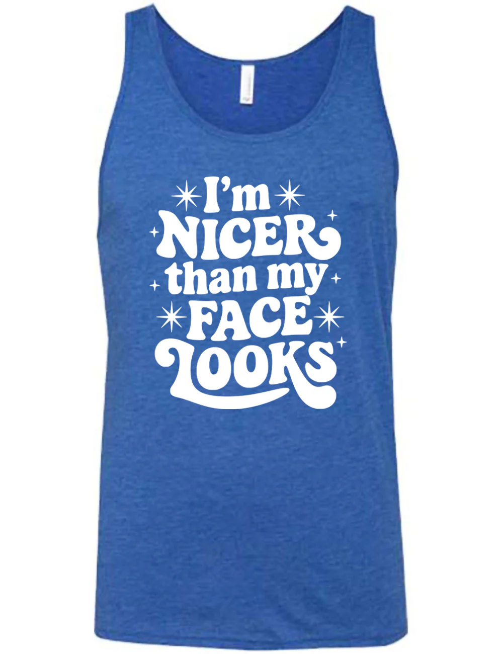 I'm Nicer Than My Face Looks Shirt Unisex - Image 4