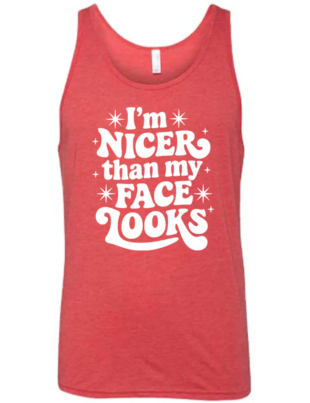 I'm Nicer Than My Face Looks Shirt Unisex - Image 6