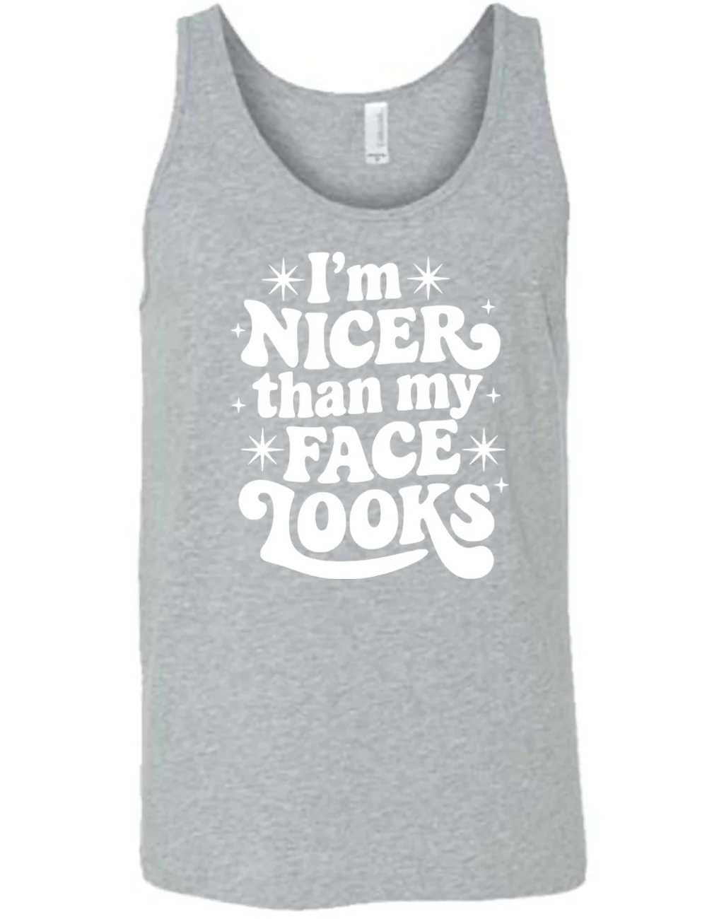 I'm Nicer Than My Face Looks Shirt Unisex - Image 8