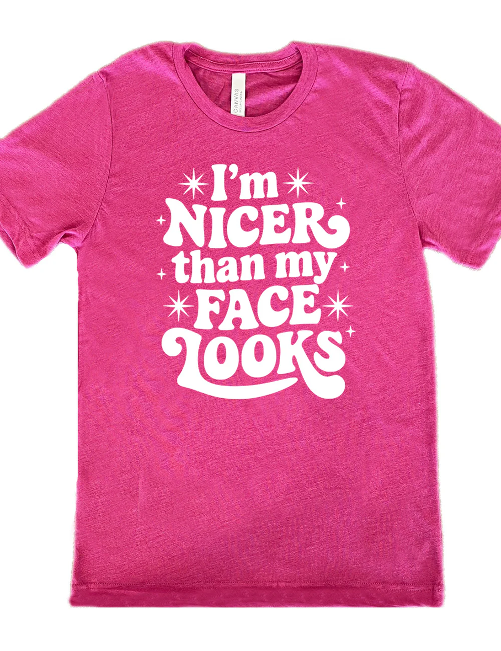 I'm Nicer Than My Face Looks Shirt Unisex - Image 9