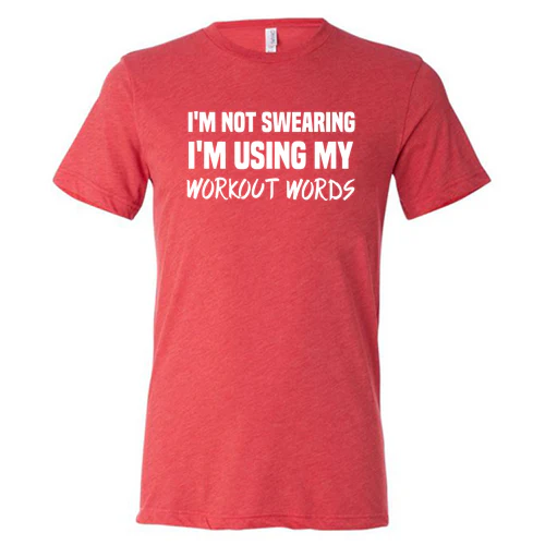 I'm Not Swearing I'm Using My Workout Words Shirt Unisex - Image 4
