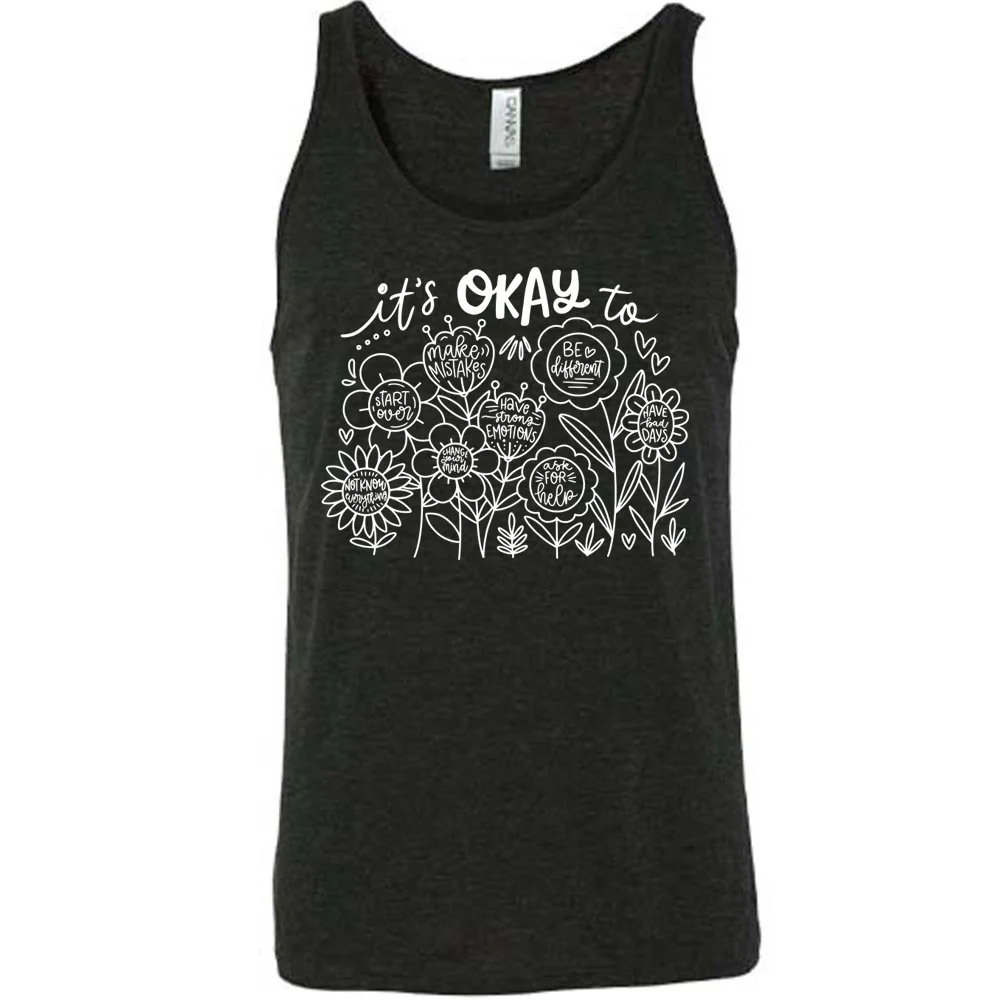 It's Okay To BOHO Floral Shirt Unisex - Image 2