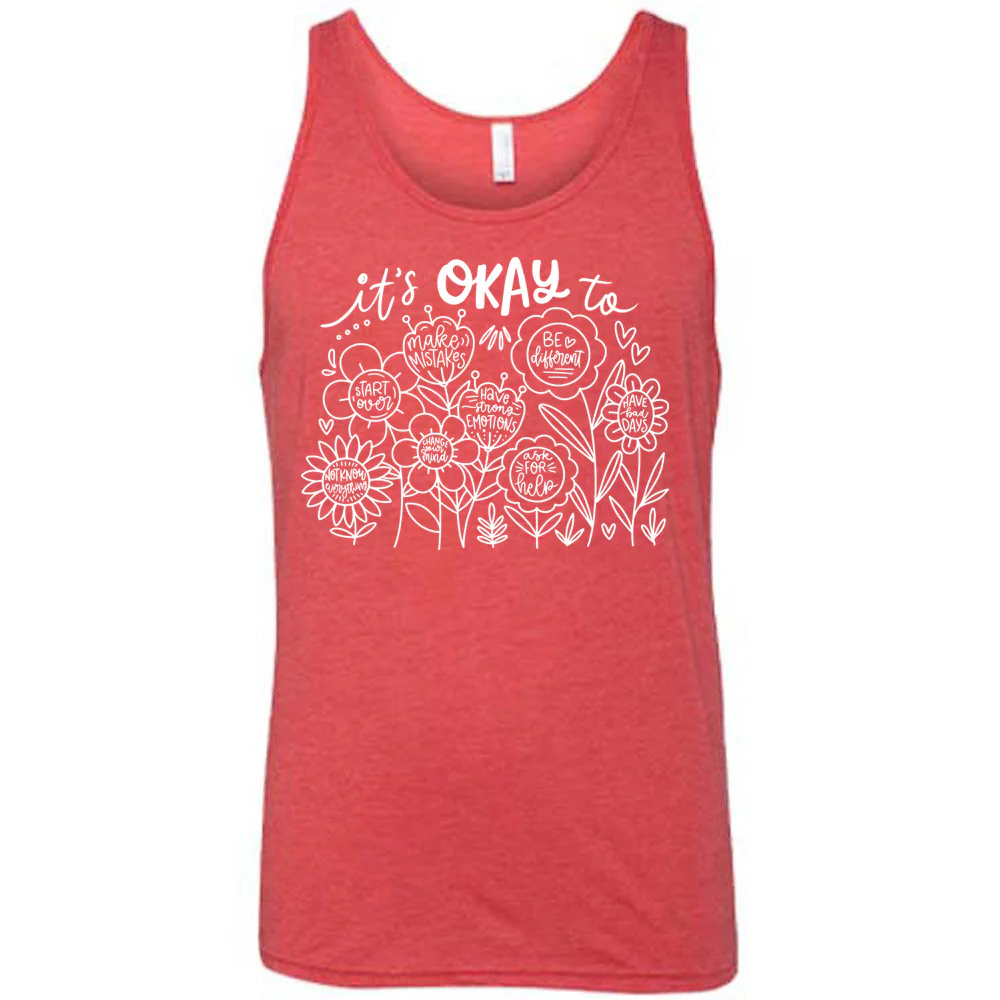 It's Okay To BOHO Floral Shirt Unisex - Image 6