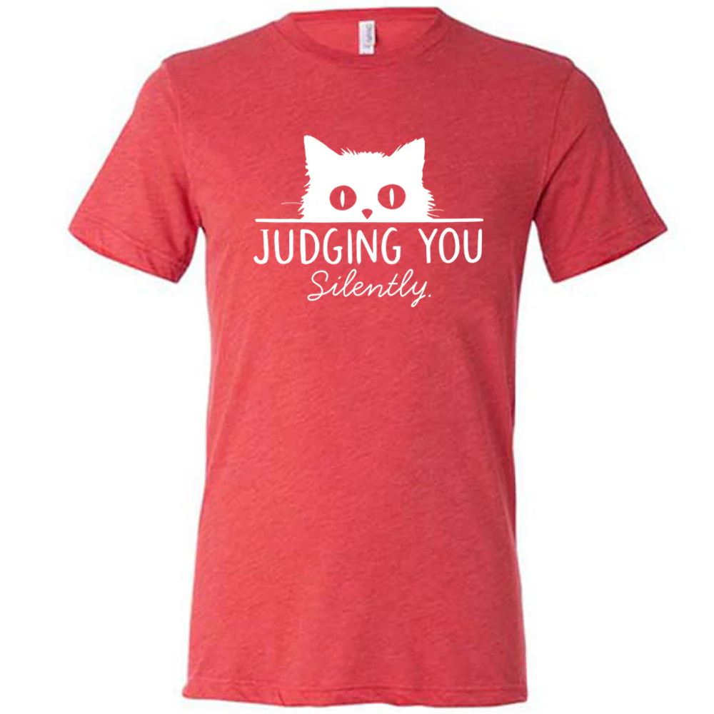 Judging You Silently Shirt Unisex - Image 5