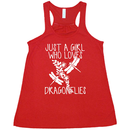 Just A Girl Who Loves Dragonflies Shirt - Image 5