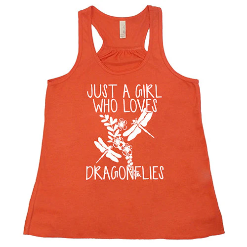 Just A Girl Who Loves Dragonflies Shirt - Image 6