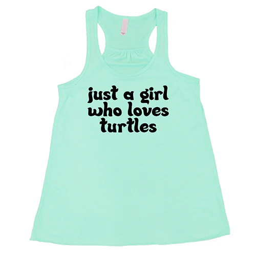 Just A Girl Who Loves Turtles Shirt - Image 4