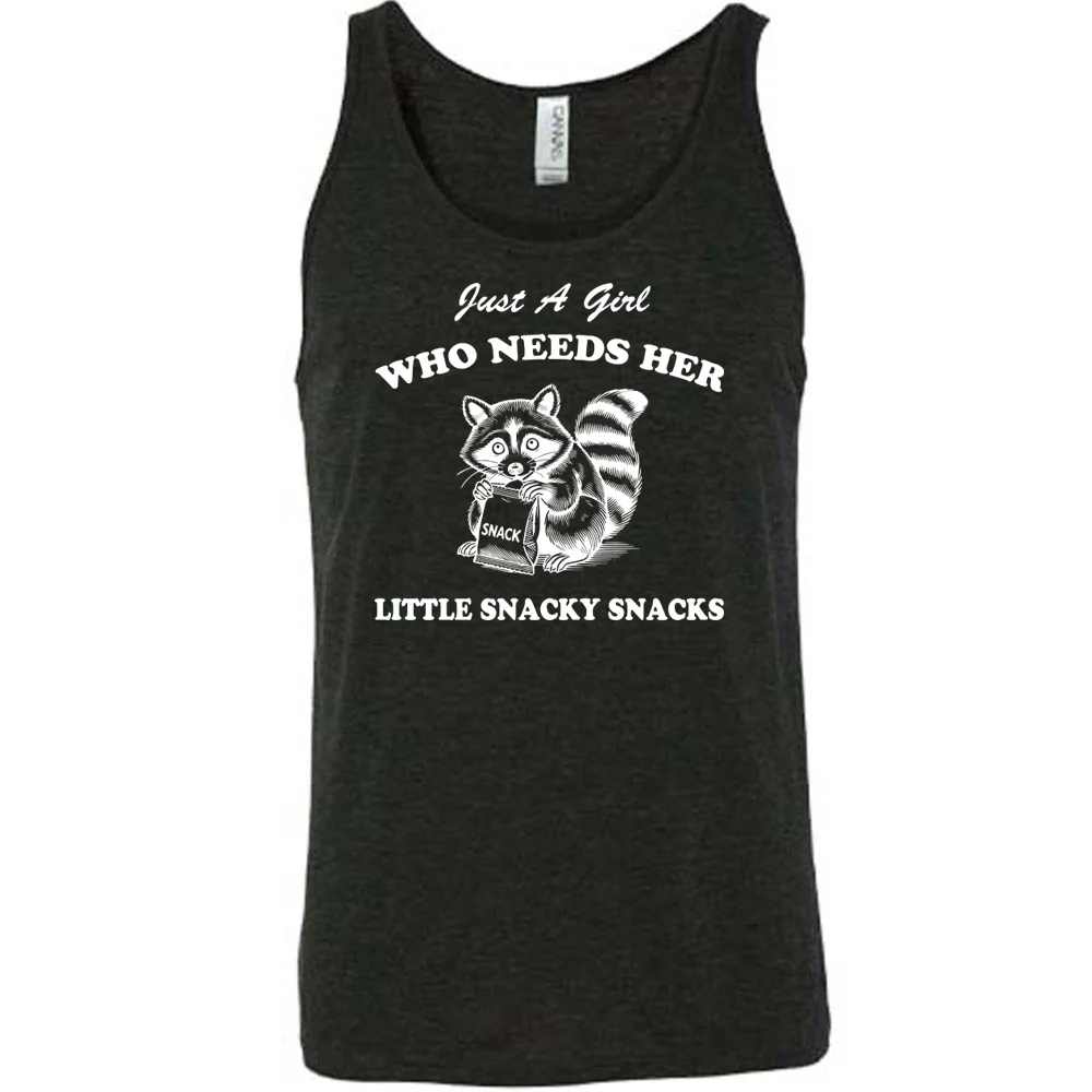 Just a Girl Who Needs Her Little Snacky Snacks Shirt Unisex - Image 2