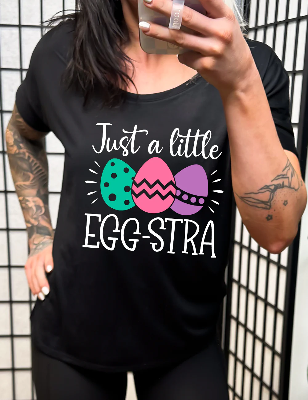 Just a Little Egg-stra | Slouchy Tee