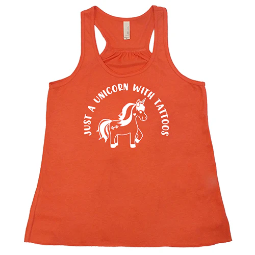 Just A Unicorn With Tattoos Shirt - Image 3