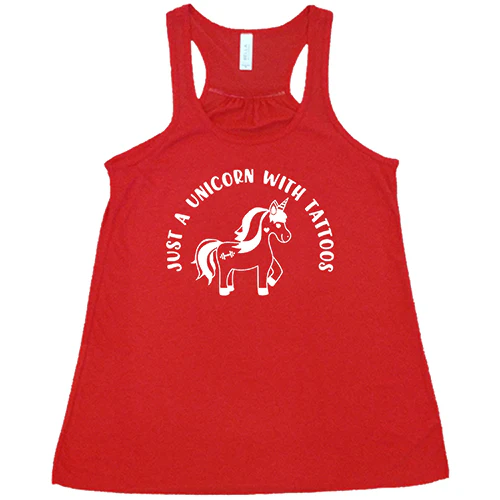 Just A Unicorn With Tattoos Shirt - Image 5