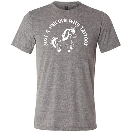 Just A Unicorn With Tattoos Shirt Unisex - Image 7