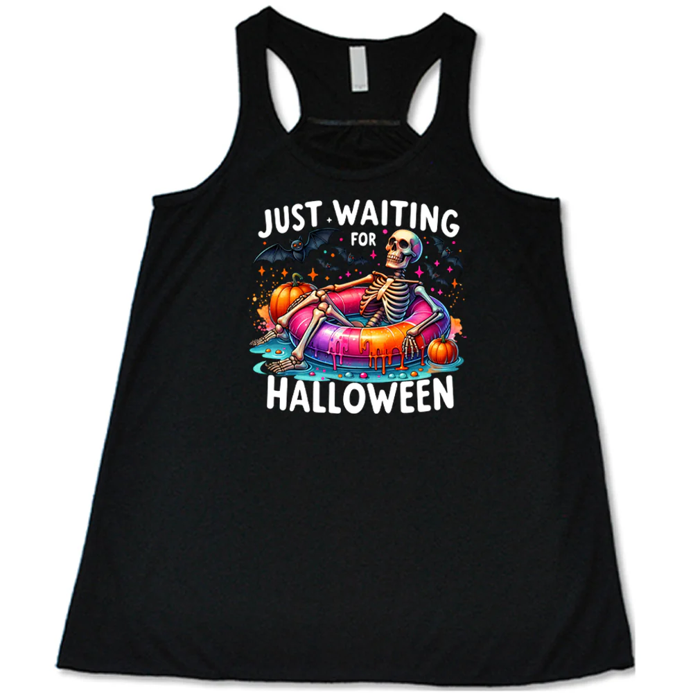 Just Waiting For Halloween Shirt - Image 4