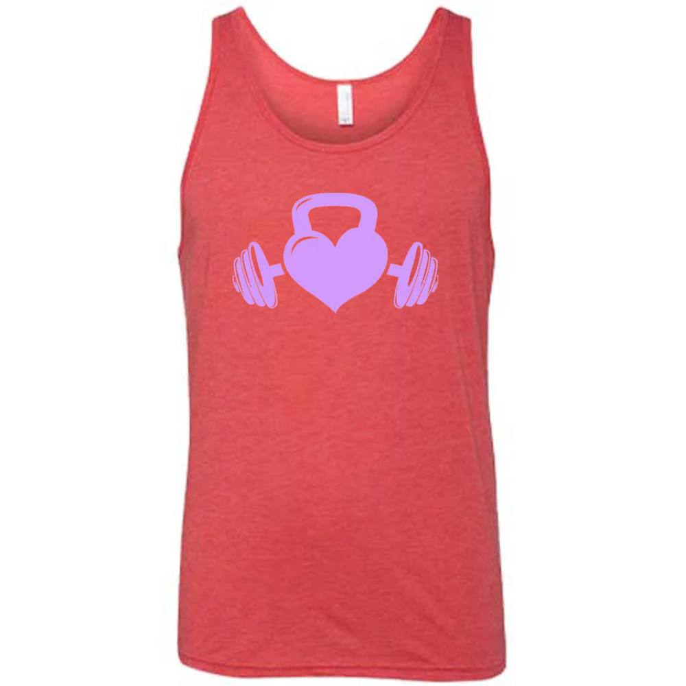 Kettlebell Heart Shirt Unisex - Image 6