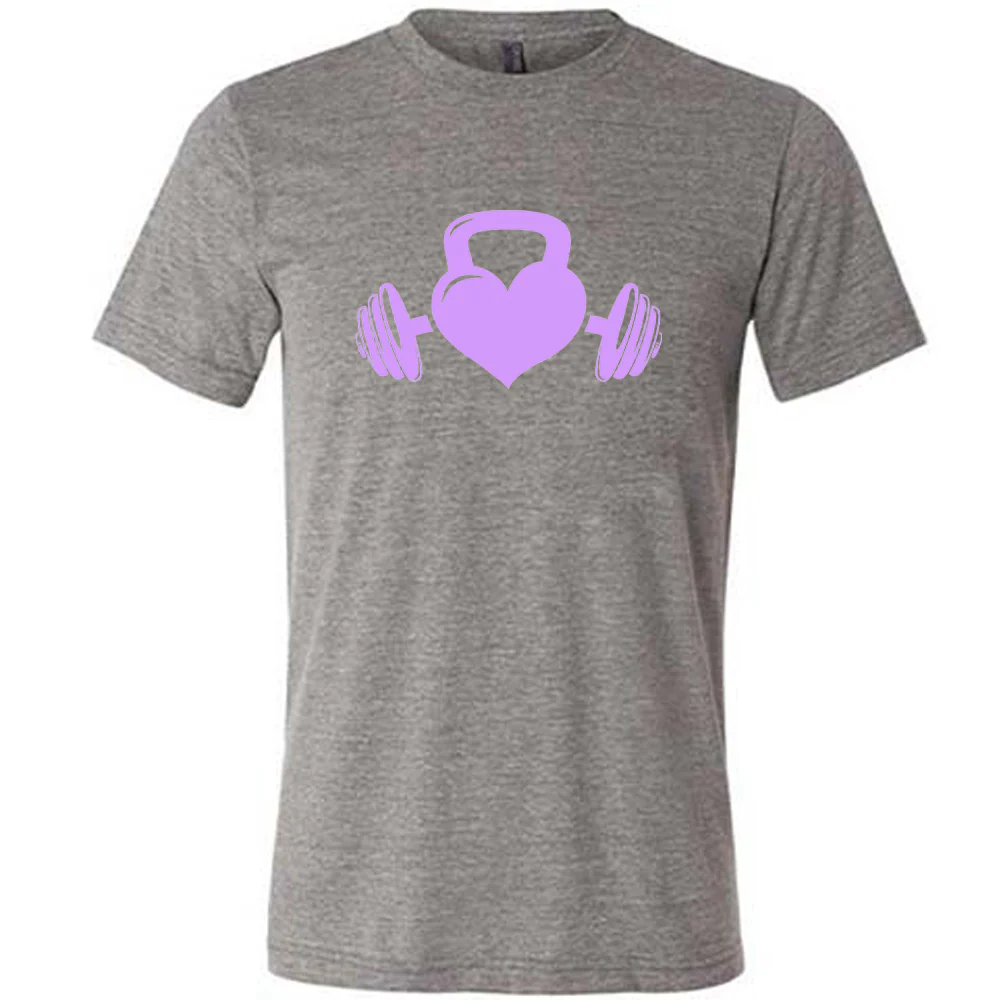 Kettlebell Heart Shirt Unisex - Image 7