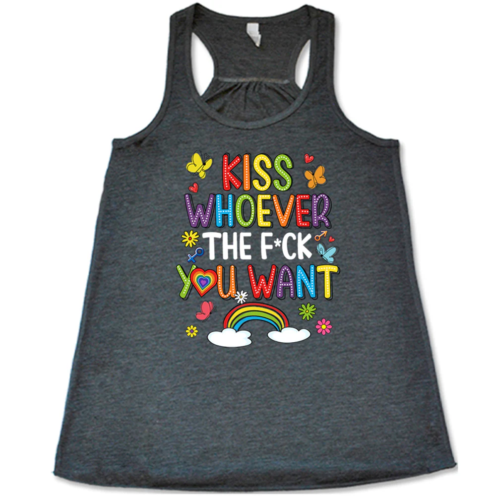 Kiss Whoever The Fuck You Want Shirt - Image 2