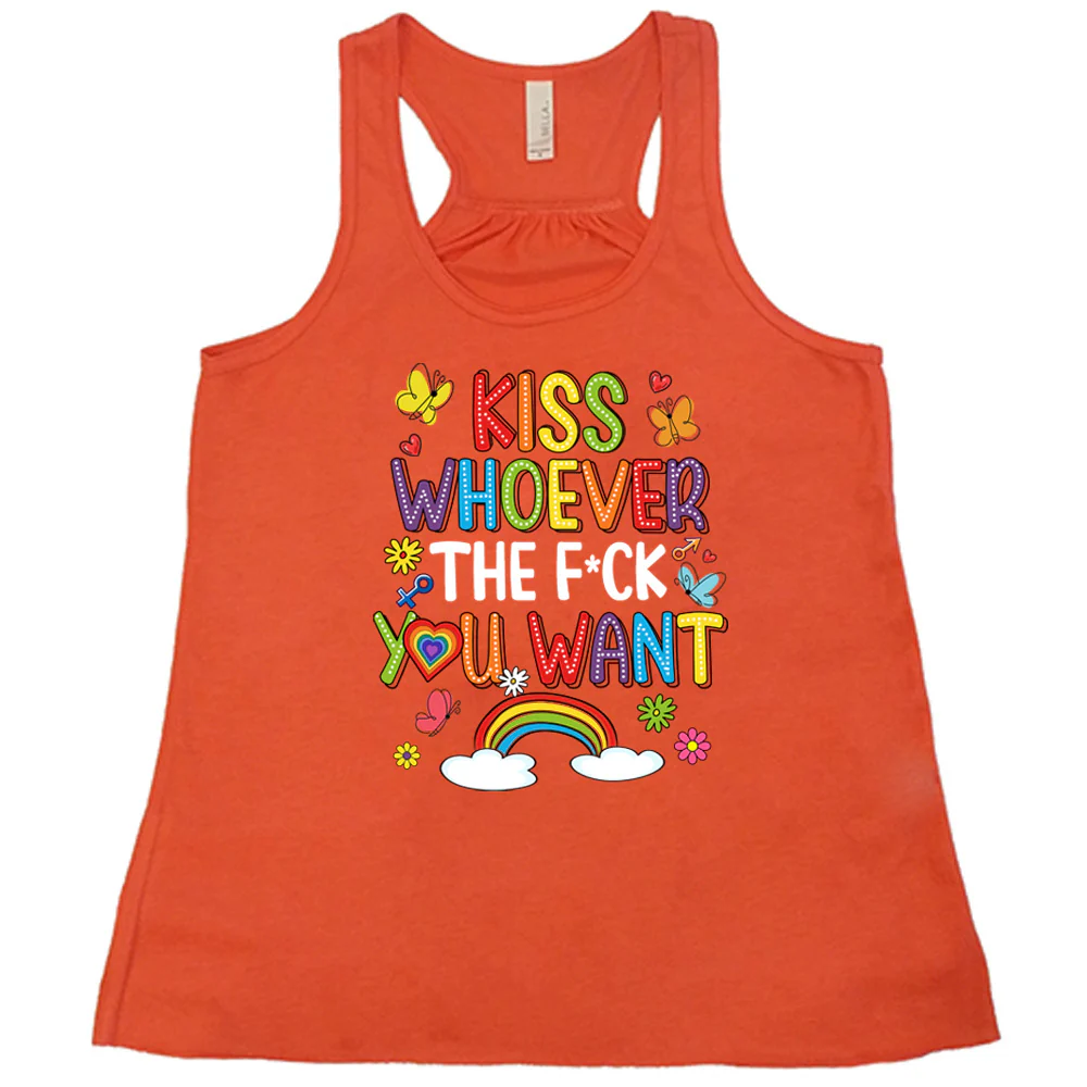 Kiss Whoever The Fuck You Want Shirt - Image 4
