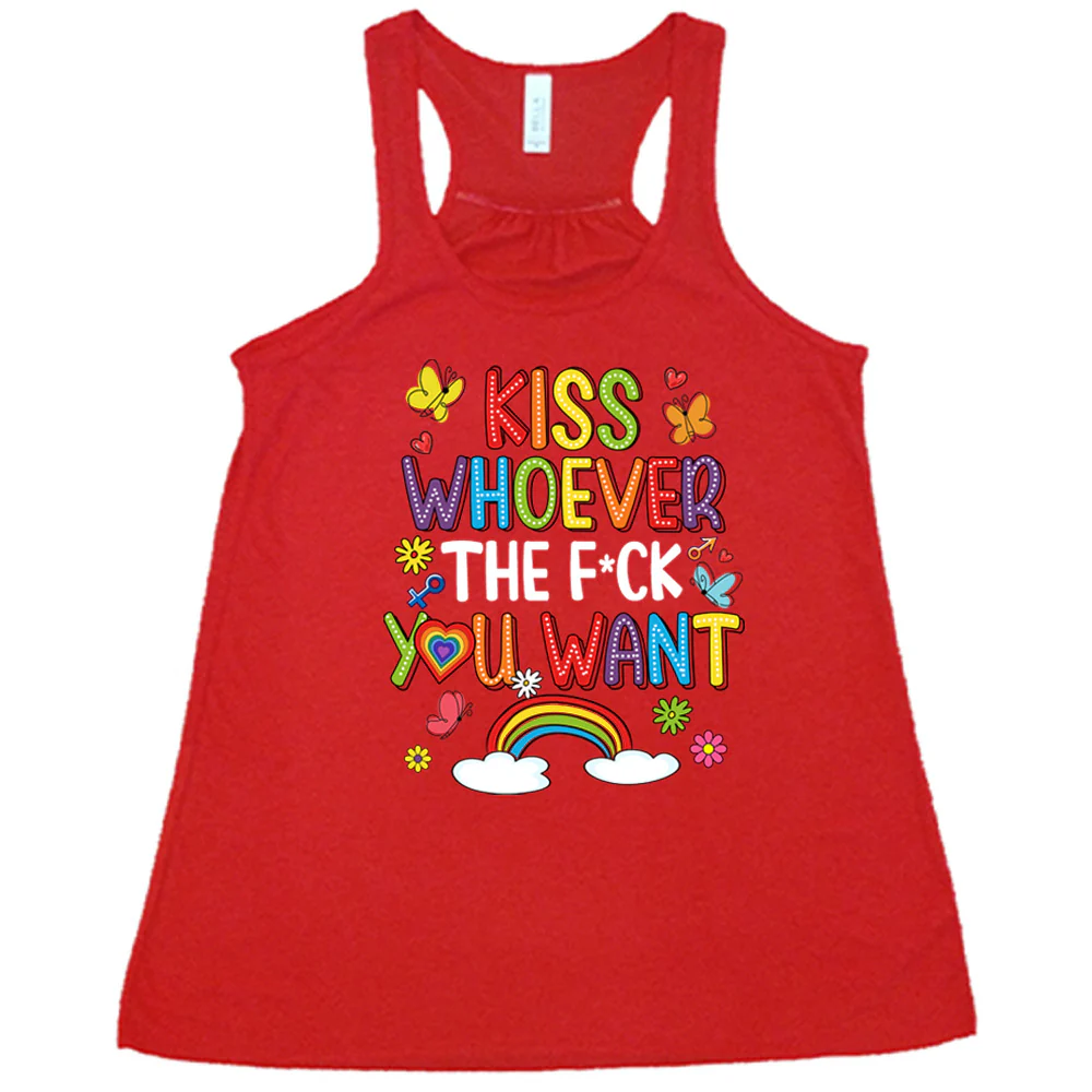 Kiss Whoever The Fuck You Want Shirt - Image 5