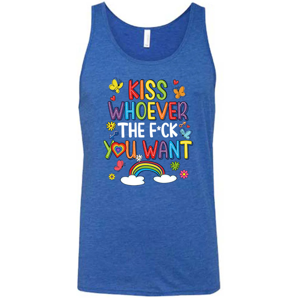 Kiss Whoever The Fuck You Want Shirt Unisex - Image 6