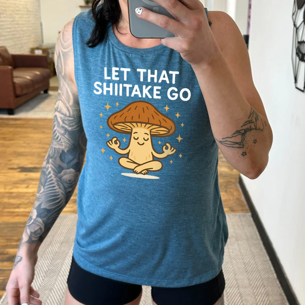 Let That Shiitake Go Muscle Tank - Image 2