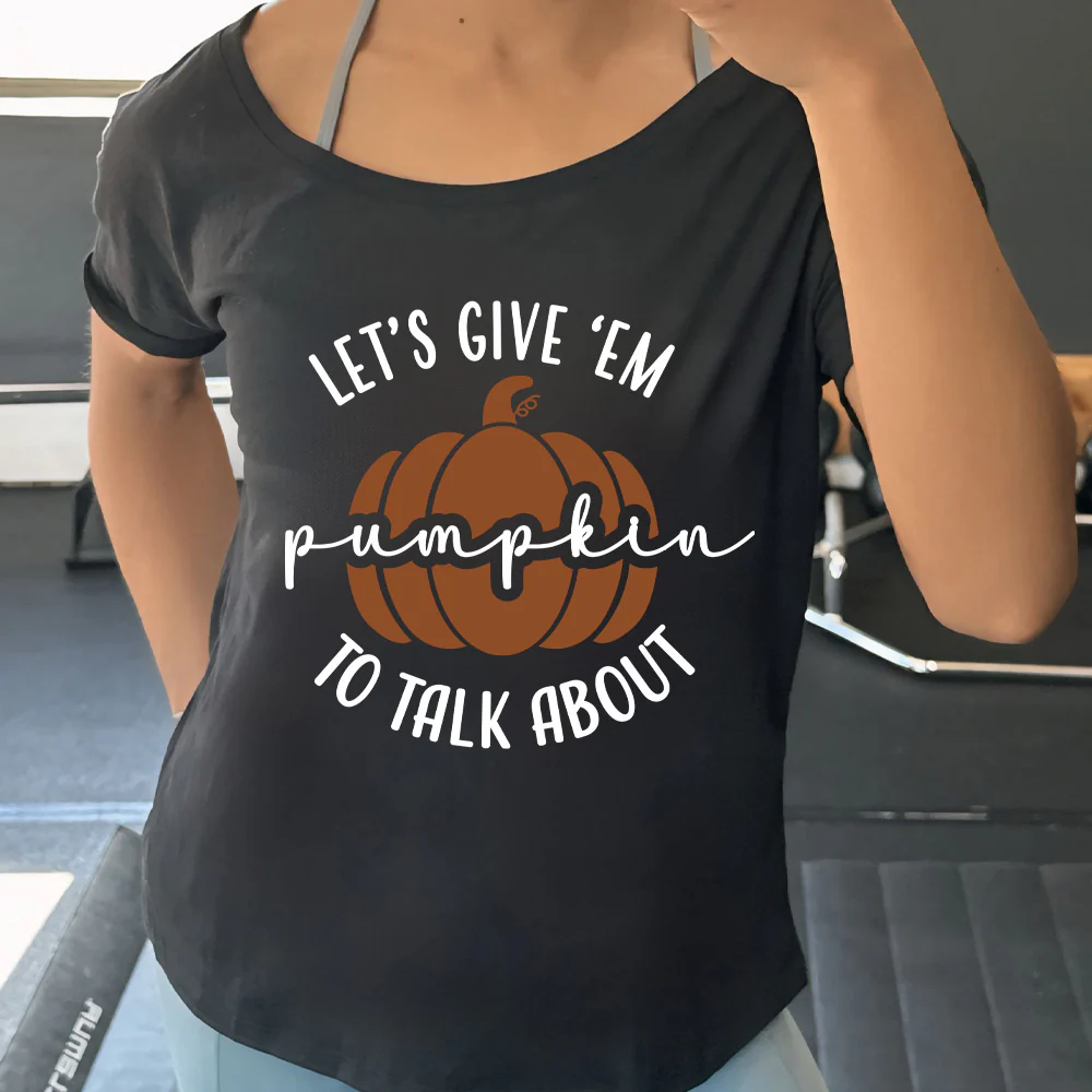 Let's Give 'Em Pumpkin To Talk About | Slouchy Tee