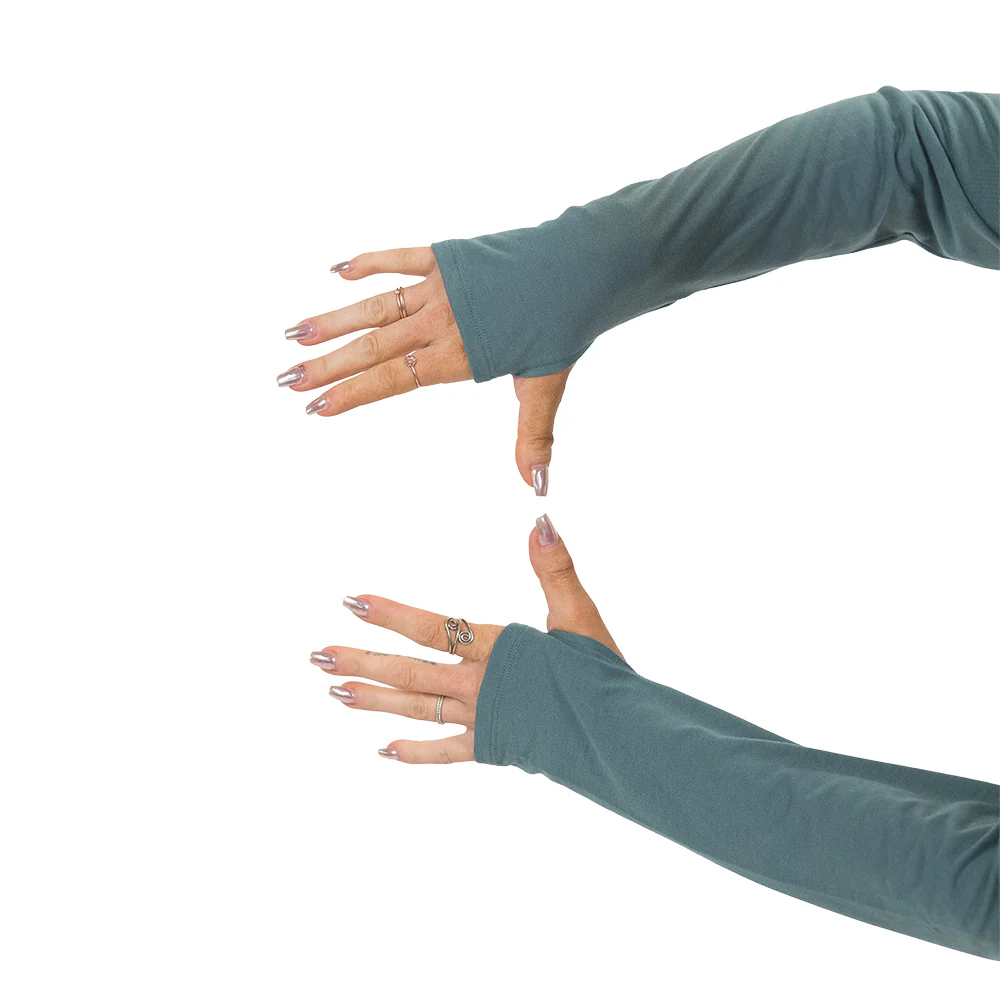 Long Sleeve Slouchy Tee | Sage Green - Image 2