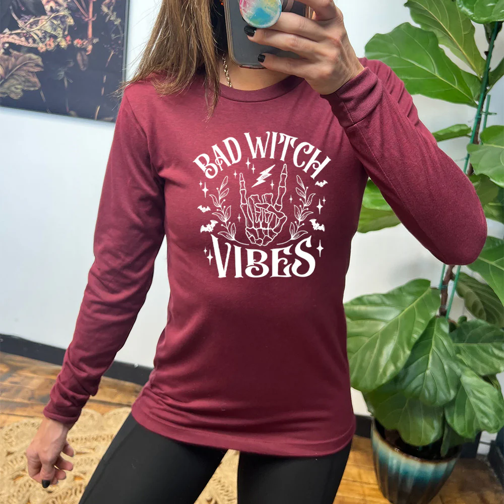 Long Sleeve Tee | Bad Witch Vibes - Image 2