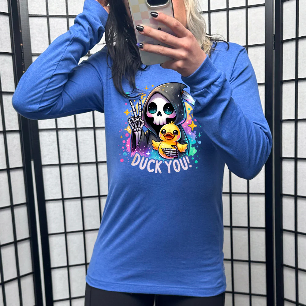 Long Sleeve Tee | Duck You - Image 3