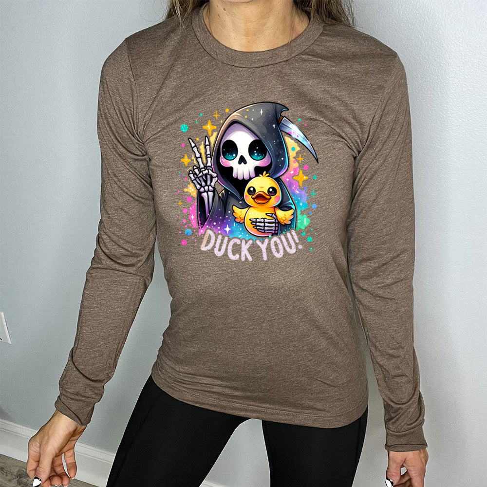 Long Sleeve Tee | Duck You - Image 5