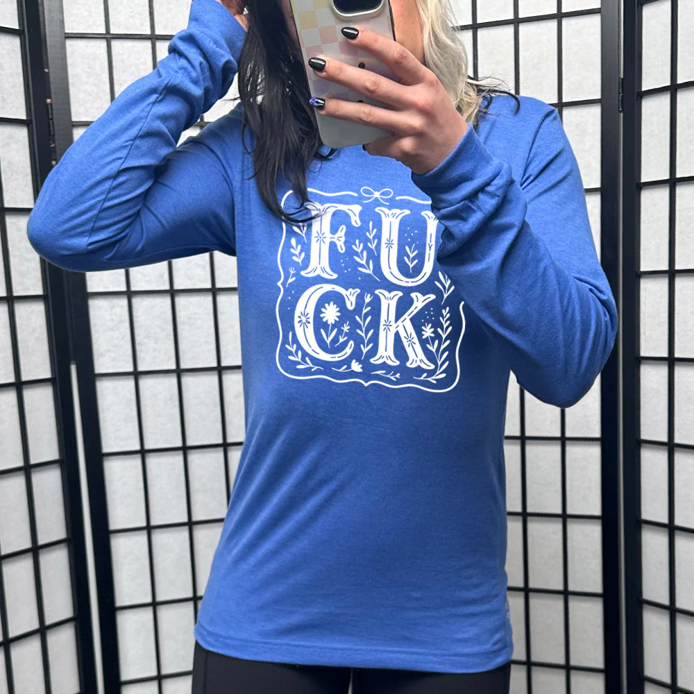 Long Sleeve Tee | FUCK Boho Lace - Image 3