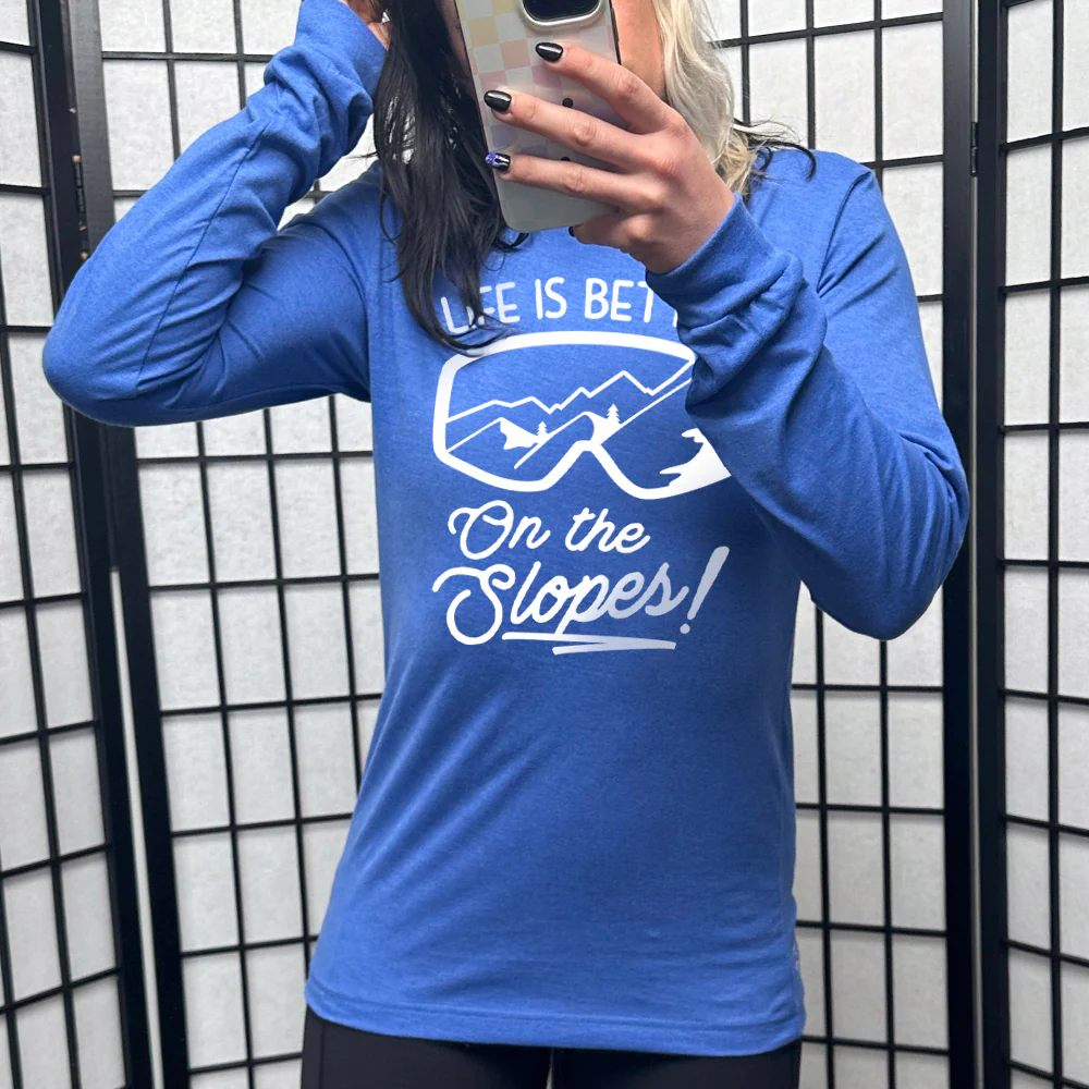 Long Sleeve Tee | Life Is Better On The Slopes - Image 3