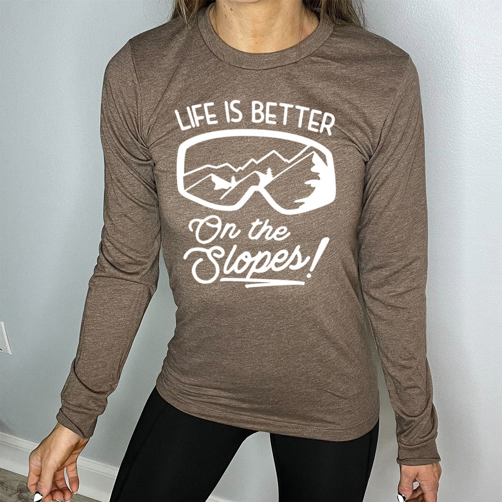 Long Sleeve Tee | Life Is Better On The Slopes - Image 5