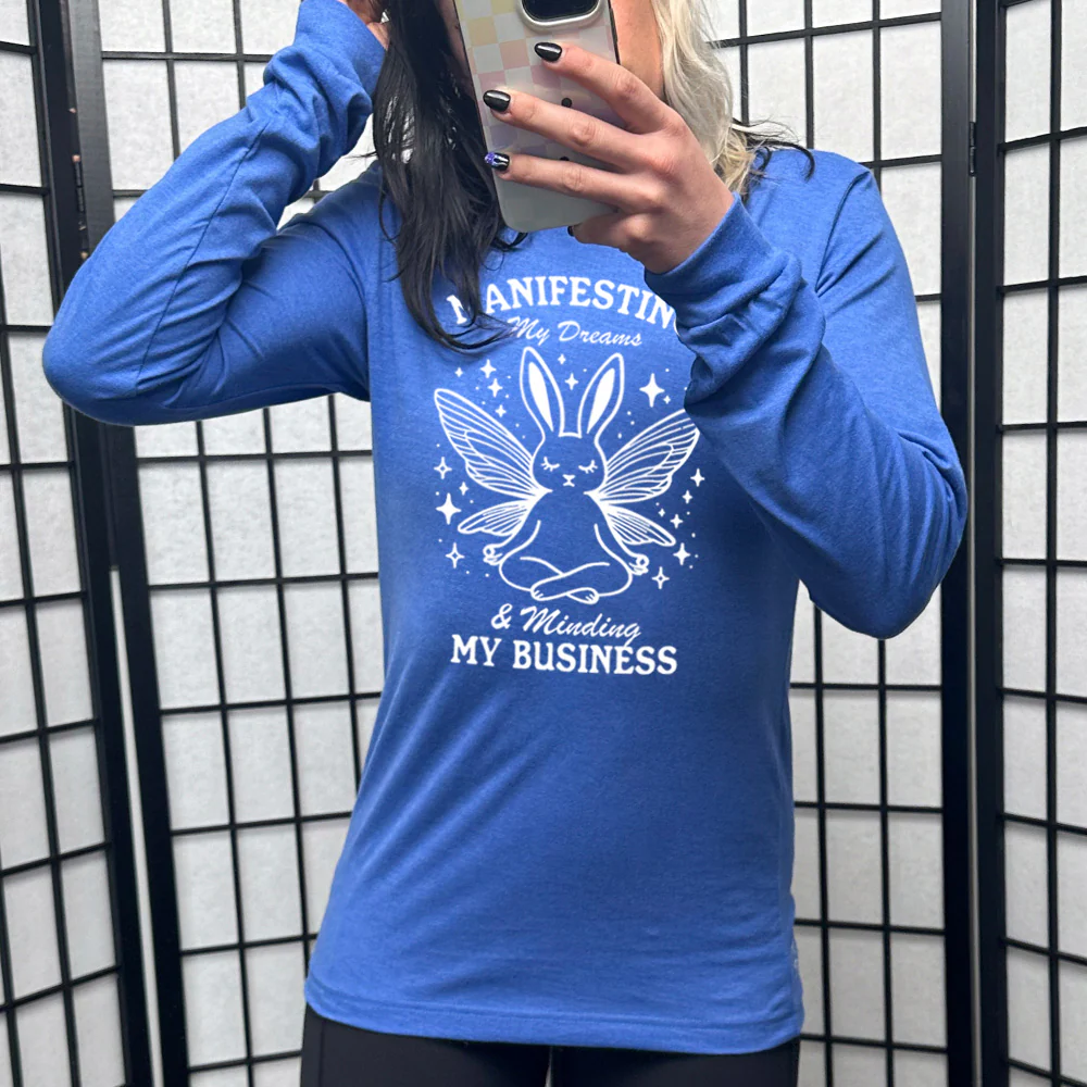 Long Sleeve Tee | Manifesting My Dreams & Minding My Business - Image 11