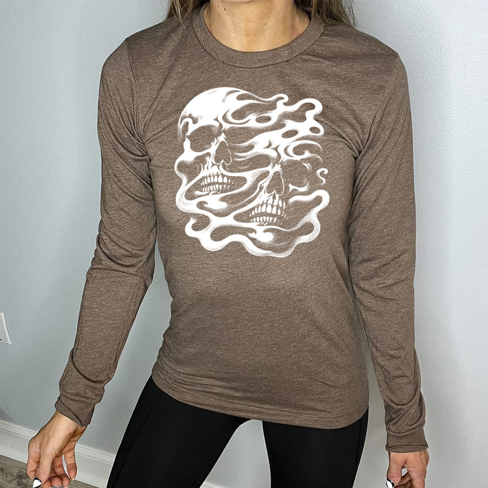 Long Sleeve Tee | Melting Skulls - Image 4