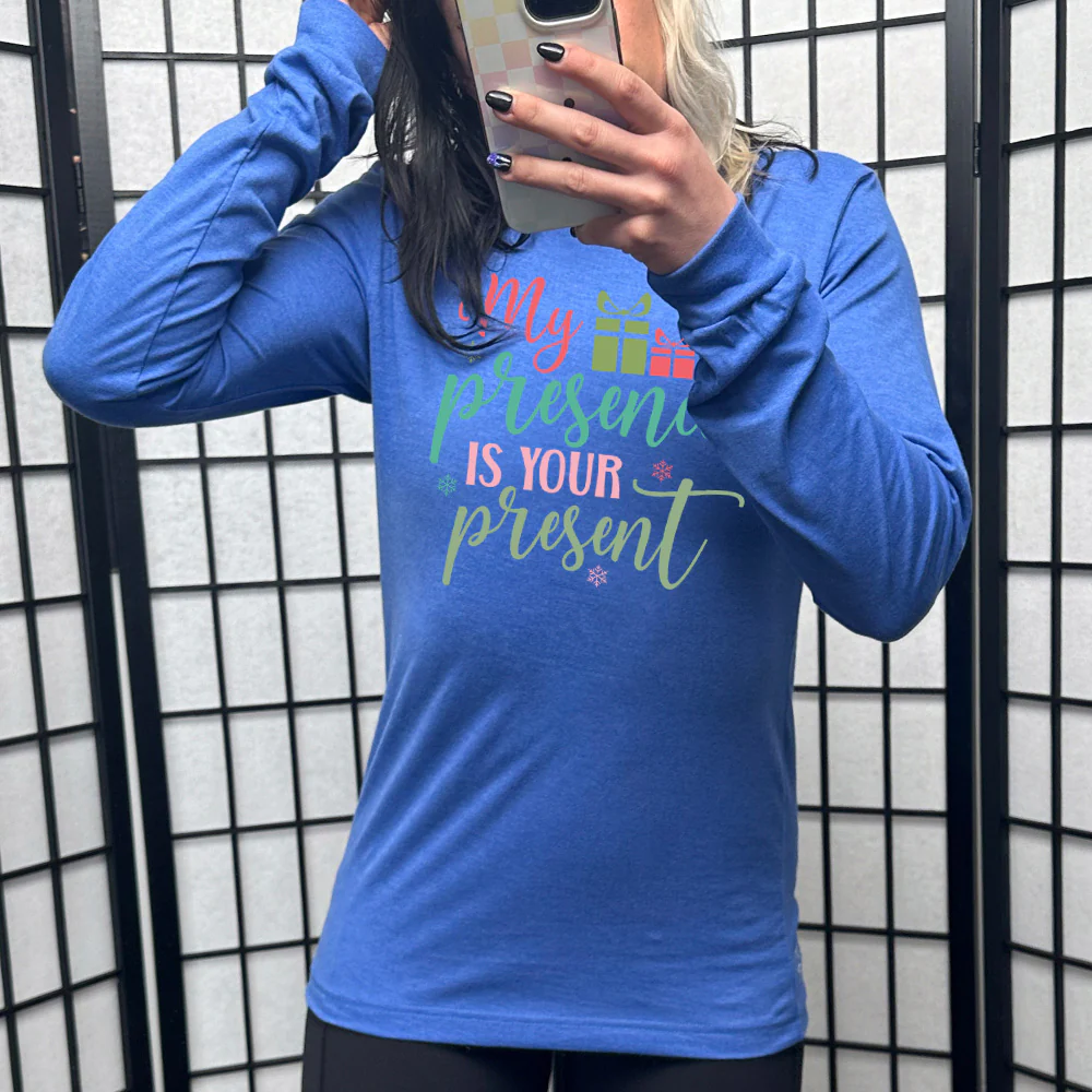 Long Sleeve Tee | My Presence Is Your Present - Image 10