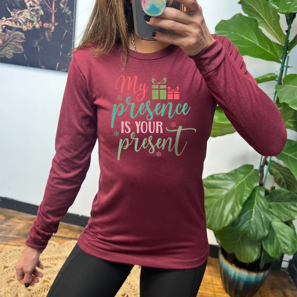 Long Sleeve Tee | My Presence Is Your Present - Image 11