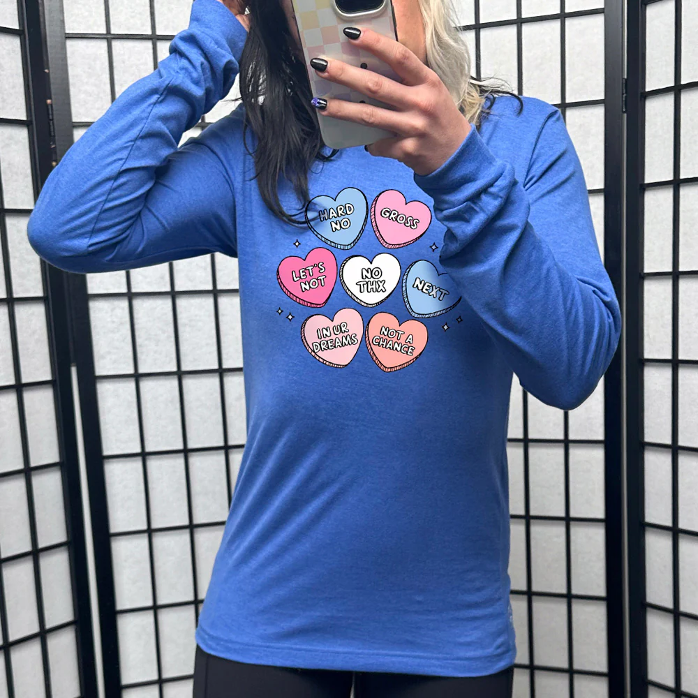 Long Sleeve Tee | Sarcastic Heart Candies - Image 3