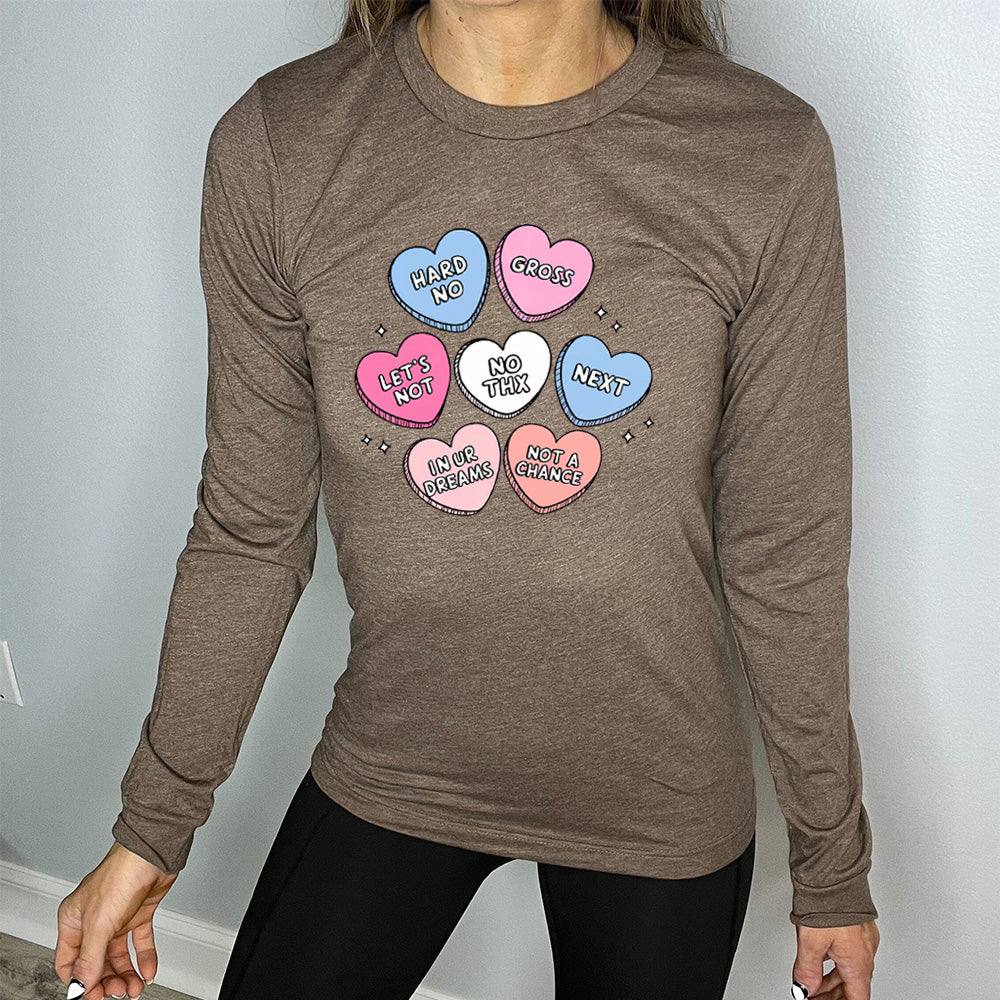 Long Sleeve Tee | Sarcastic Heart Candies - Image 5