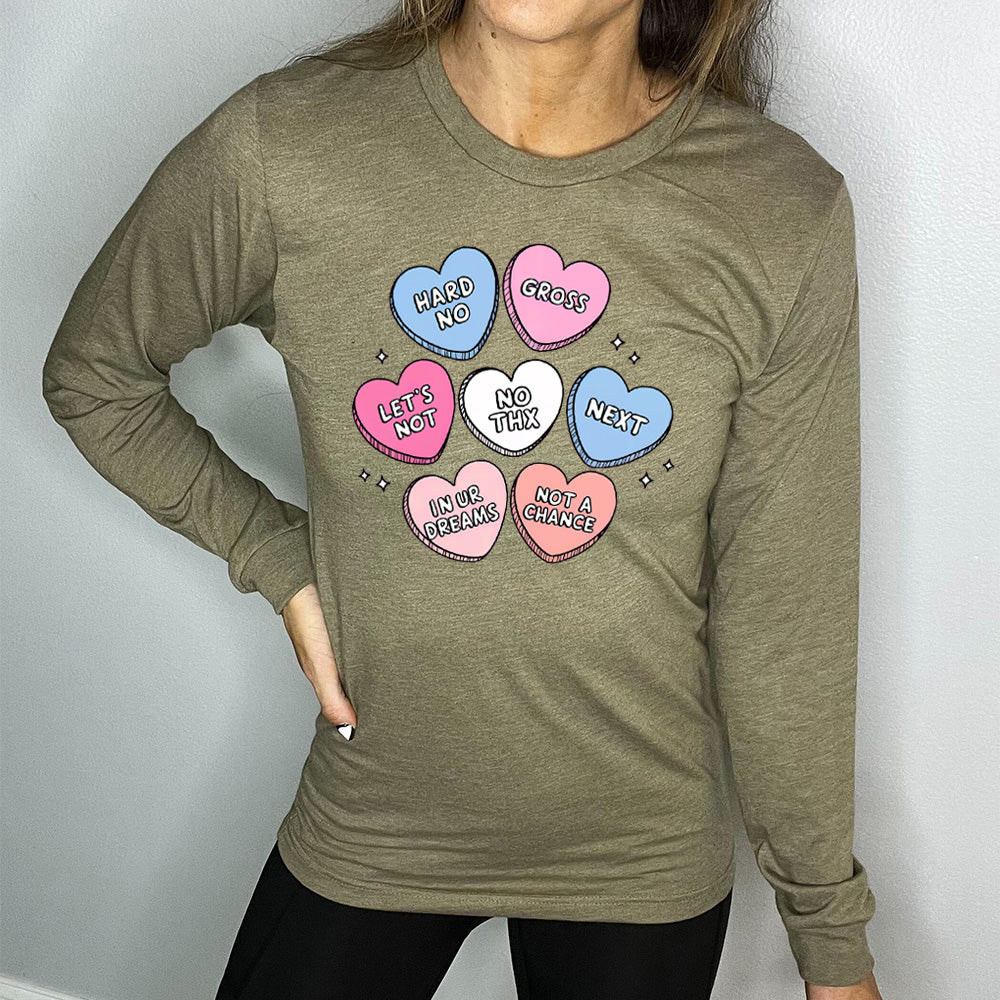 Long Sleeve Tee | Sarcastic Heart Candies - Image 7