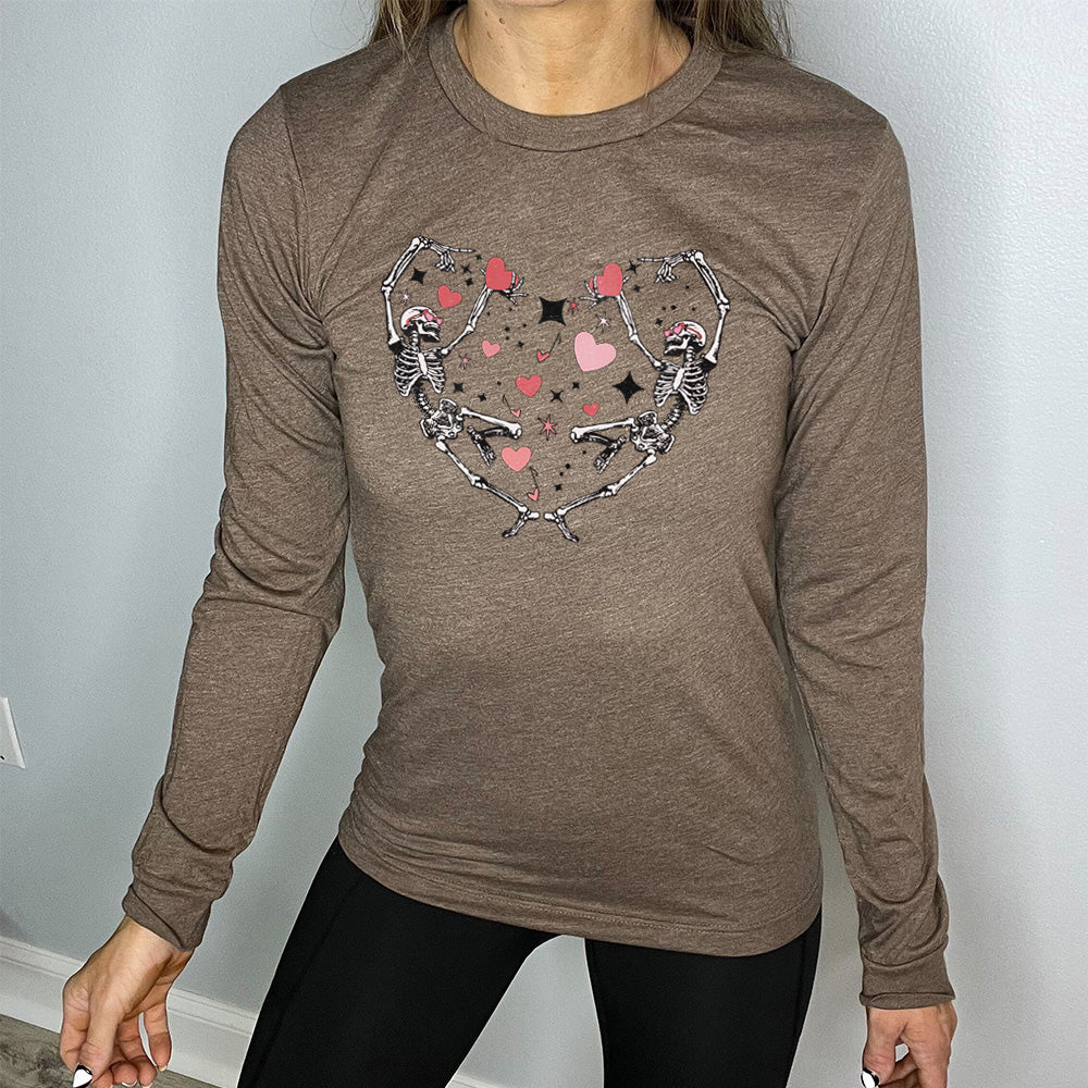 Long Sleeve Tee | Skeletons Heart - Image 5