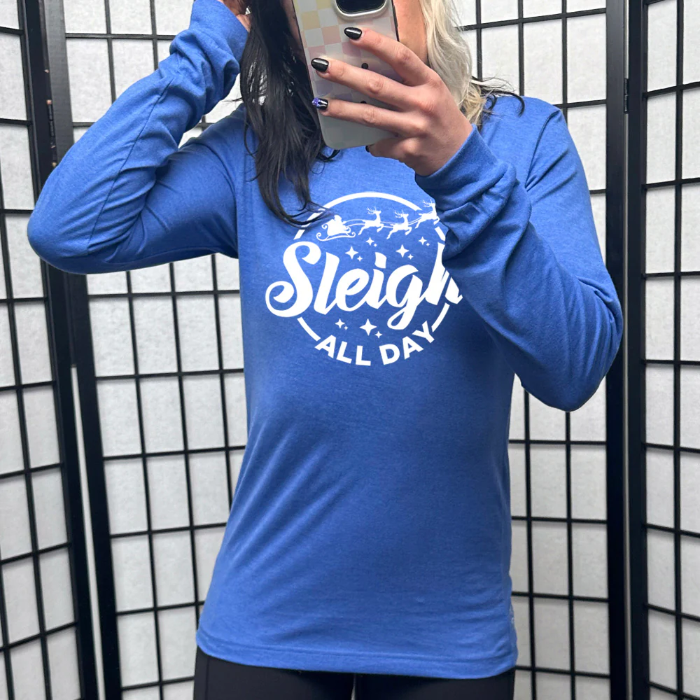 Long Sleeve Tee | Sleigh All Day - Image 3