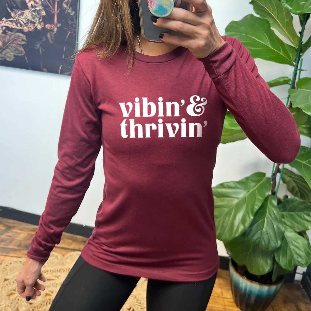 Long Sleeve Tee | Vibin & Thrivin - Image 2