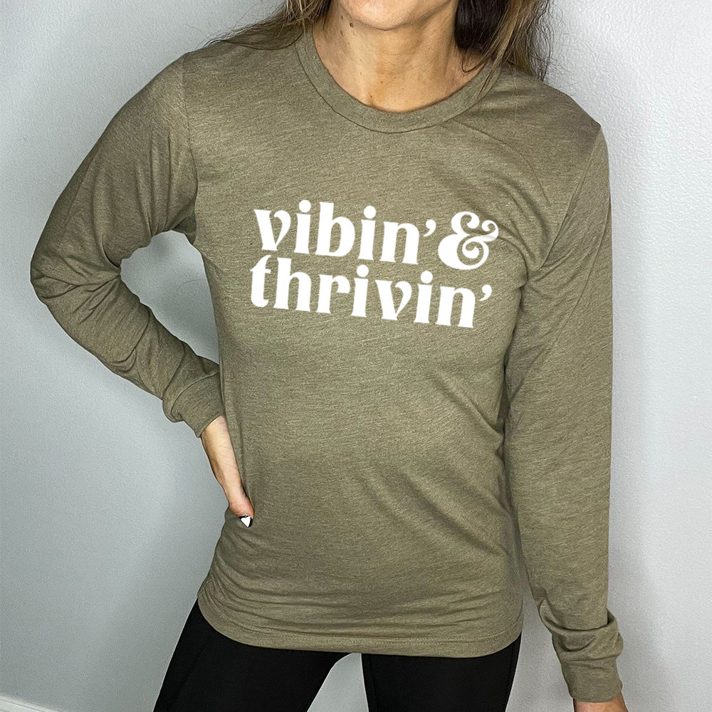 Long Sleeve Tee | Vibin & Thrivin - Image 7