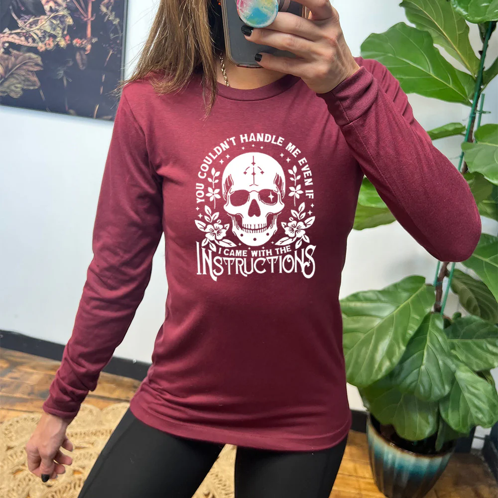 Long Sleeve Tee | You Couldn't Handle Me Even If I Came With The Instructions - Image 2
